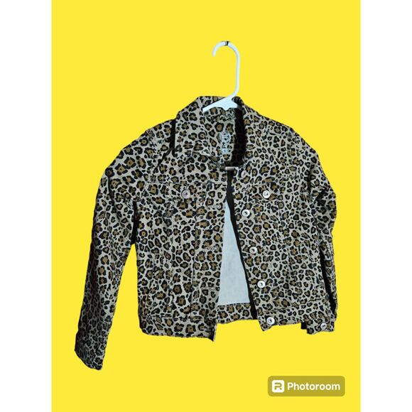 Wonder Nation Leopard Print Jacket Size‎ M 7/8 (K12) - Picture 1 of 2